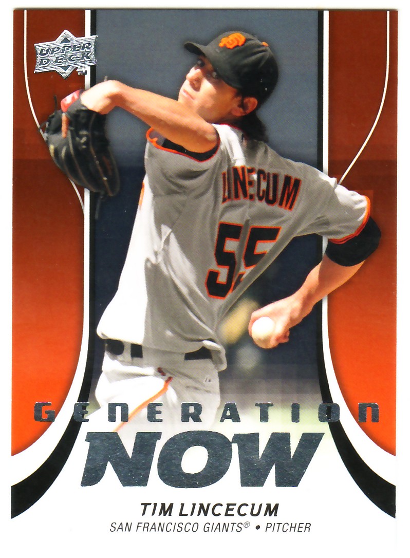 2009 Upper Deck Update Generation Now #GN49 Tim Lincecum