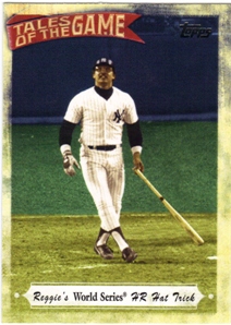 2010 Topps Tales of the Game #TOG14 Reggie's World Series HR Hat Trick