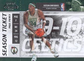 2009-10 Playoff Contenders #2 Paul Pierce