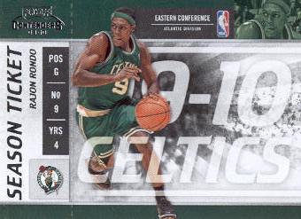 2009-10 Playoff Contenders #3 Rajon Rondo