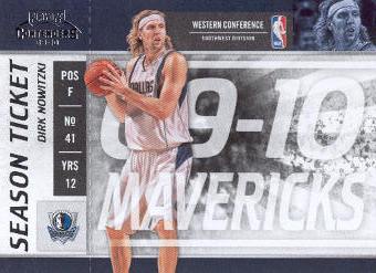 2009-10 Playoff Contenders #4 Dirk Nowitzki