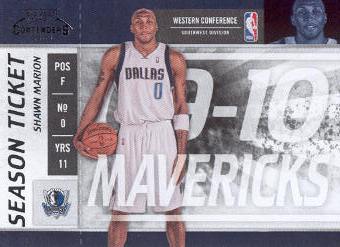 2009-10 Playoff Contenders #7 Shawn Marion