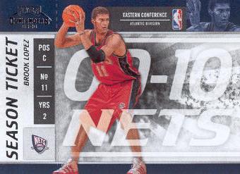 2009-10 Playoff Contenders #8 Brook Lopez