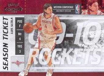 2009-10 Playoff Contenders #11 Luis Scola