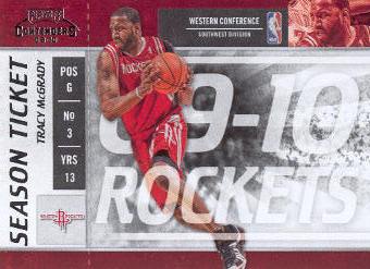 2009-10 Playoff Contenders #12 Tracy McGrady
