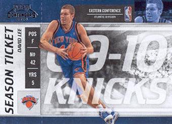 2009-10 Playoff Contenders #16 David Lee