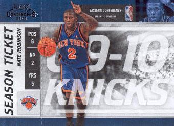 2009-10 Playoff Contenders #17 Nate Robinson
