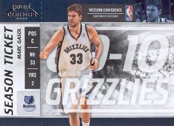 2009-10 Playoff Contenders #19 Marc Gasol