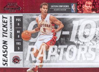2009-10 Playoff Contenders #31 Jose Calderon