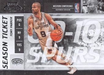 2009-10 Playoff Contenders #35 Tony Parker