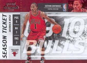 2009-10 Playoff Contenders #36 Derrick Rose