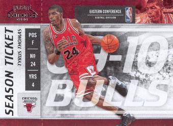 2009-10 Playoff Contenders #38 Tyrus Thomas