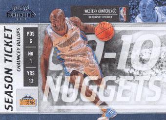 2009-10 Playoff Contenders #40 Chauncey Billups