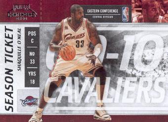 2009-10 Playoff Contenders #44 Shaquille O'Neal