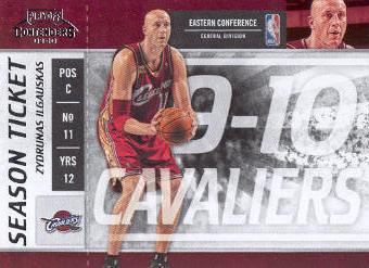 2009-10 Playoff Contenders #45 Zydrunas Ilgauskas