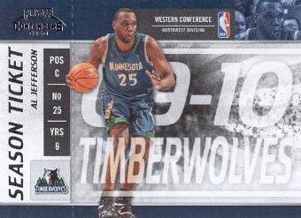 2009-10 Playoff Contenders #46 Al Jefferson