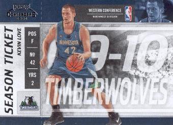 2009-10 Playoff Contenders #47 Kevin Love