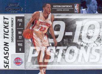 2009-10 Playoff Contenders #51 Tayshaun Prince