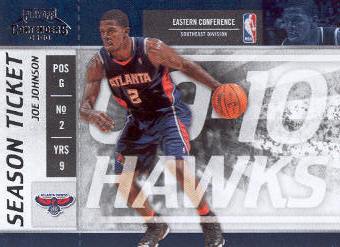 2009-10 Playoff Contenders #68 Joe Johnson