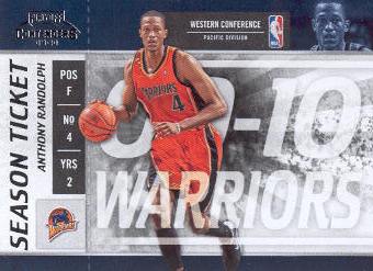 2009-10 Playoff Contenders #71 Anthony Randolph