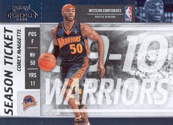 2009-10 Playoff Contenders #72 Corey Maggette