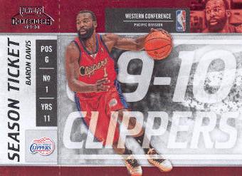 2009-10 Playoff Contenders #79 Baron Davis