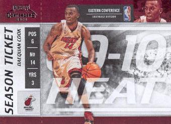2009-10 Playoff Contenders #82 Daequan Cook