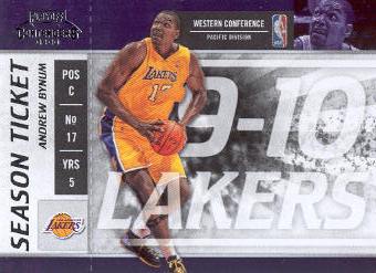 2009-10 Playoff Contenders #85 Andrew Bynum