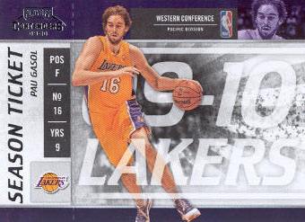2009-10 Playoff Contenders #87 Pau Gasol