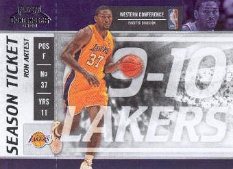 2009-10 Playoff Contenders #88 Ron Artest