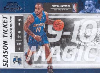 2009-10 Playoff Contenders #90 Jameer Nelson
