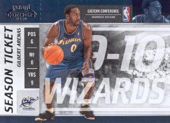 2009-10 Playoff Contenders #97 Gilbert Arenas