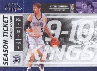 2009-10 Playoff Contenders #98 Andres Nocioni