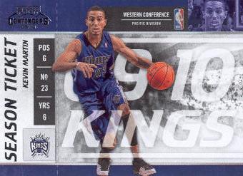 2009-10 Playoff Contenders #99 Kevin Martin