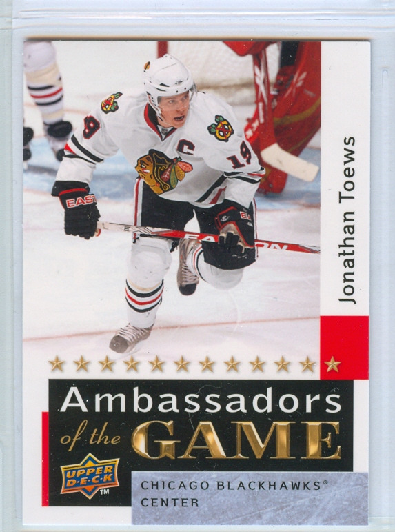 2009-10 Upper Deck Ambassadors of the Game #AG52 Jonathan Toews SP