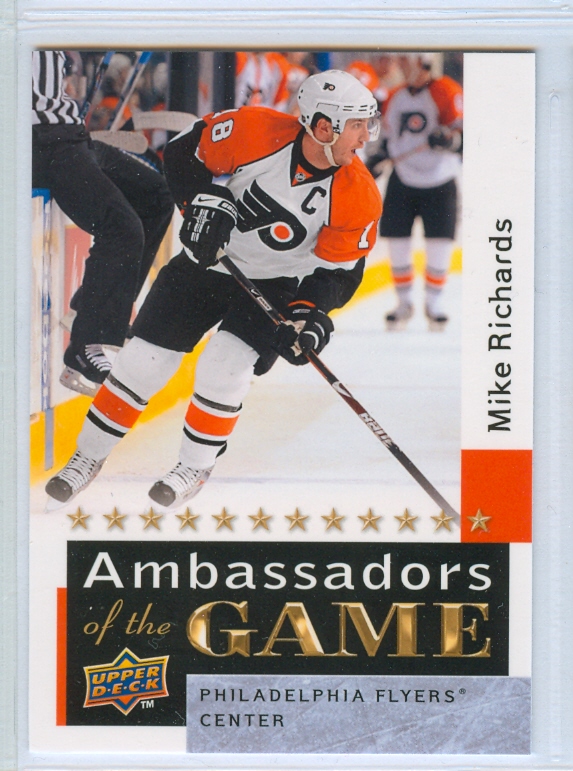 2009-10 Upper Deck Ambassadors of the Game #AG58 Mike Richards SP
