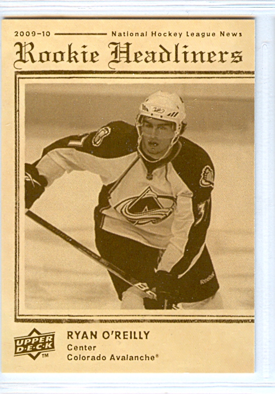 2009-10 Upper Deck Rookie Headliners #RH4 Ryan O'Reilly