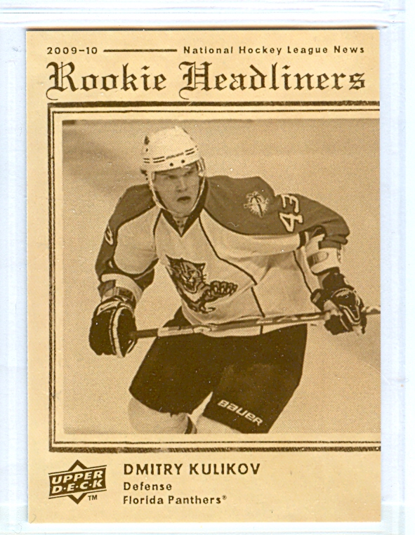 2009-10 Upper Deck Rookie Headliners #RH9 Dmitry Kulikov