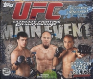1 SEALED PACK : 2010 Topps UFC Main Event (Uncaged) Retail Pack (1 Autograph or Memorabilia Card, 24 Inserts & 24 Parallels Per Box)  