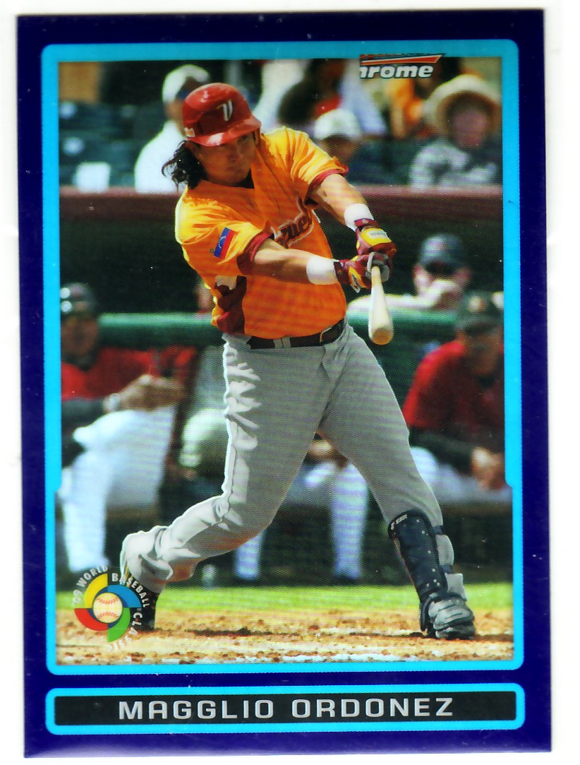 2009 Bowman Chrome Draft WBC Prospects Purple Refractors #BDPW27 Magglio Ordonez