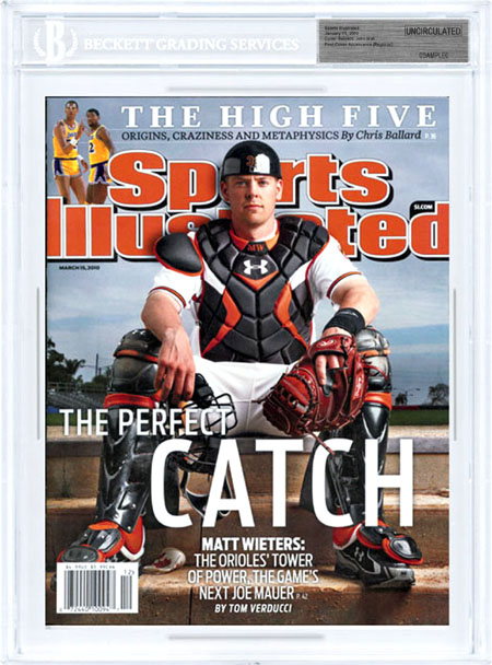 SPORTS ILLUSTRATED BGS SI Uncirculated MATT WIETERS 1st Cover