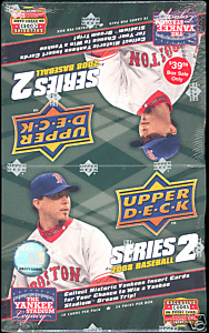 2008 Upper Deck Series 2 Jumbo Retail Baseball Unopened Box (24 Packs)
