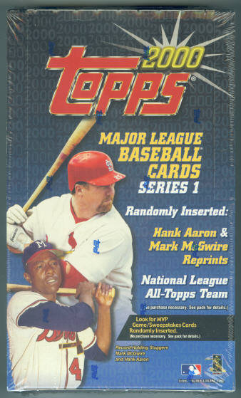 2000 Topps Series 1 Retail Factory Sealed Unopened Box (36 Packs)
