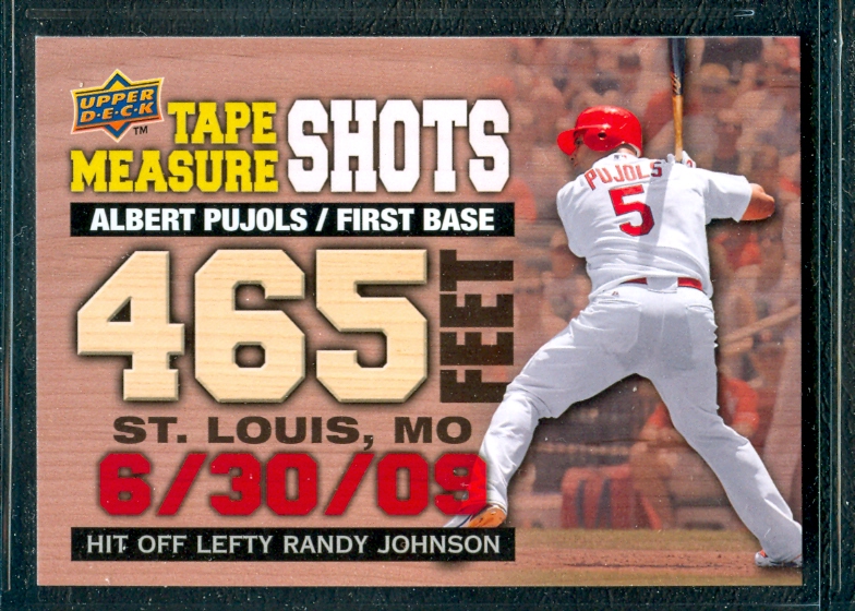 2010 Upper Deck Tape Measure Shots #TMS11 Albert Pujols