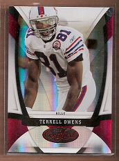 2009 Certified Mirror Red #16 Terrell Owens