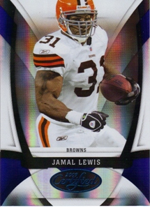 2009 Certified Mirror Blue #32 Jamal Lewis