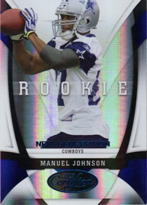 2009 Certified Mirror Blue #177 Manuel Johnson
