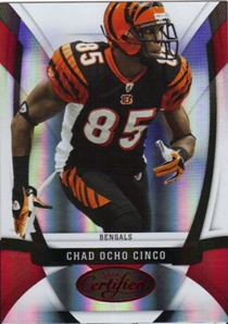 2009 Certified Mirror Red #28 Chad Ochocinco