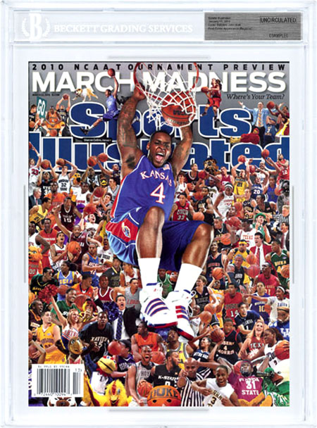 SPORTS ILLUSTRATED BGS Uncirculated SHERRON COLLINS 3/22/10 Regional Cover