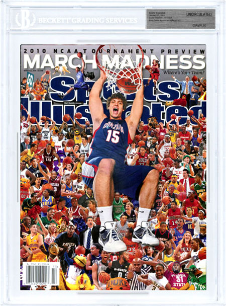 SPORTS ILLUSTRATED BGS Uncirculated MATT BOULDIN 3/22/10 Regional GONZAGA